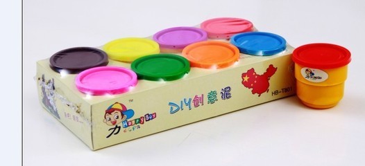 【快乐男孩超轻粘土彩泥/橡皮泥无毒太空泥3d纸粘土】价格,厂家,图片,其他益智玩具,杭州爱宇实业-